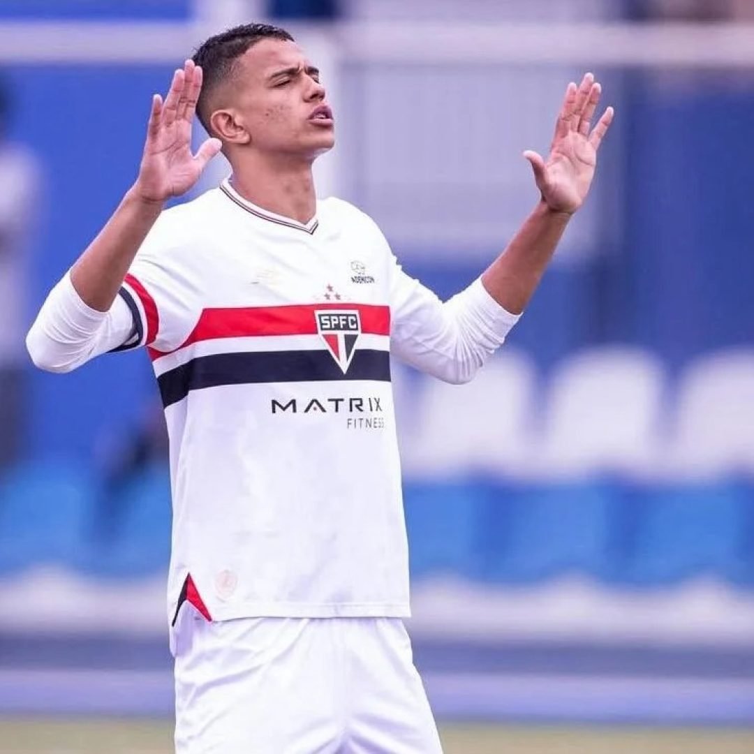 Zagueiro do São Paulo Sub-20, Luis Osório - Foto: Divulgação/São Paulo