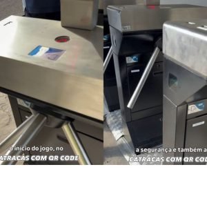 Fausto Alvim recebe catracas com QR Code para facilitar acesso dos torcedores aos jogos do Araxá Esporte