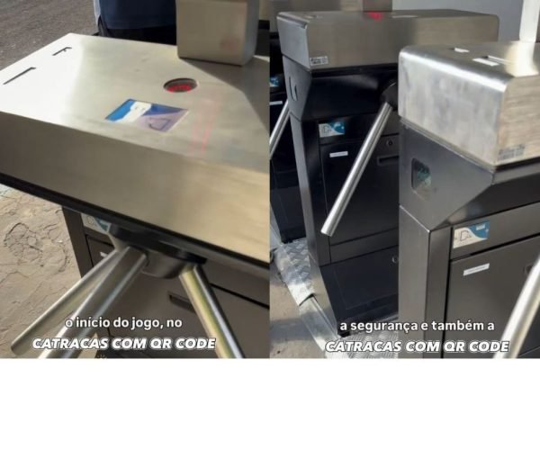 Fausto Alvim recebe catracas com QR Code para facilitar acesso dos torcedores aos jogos do Araxá Esporte