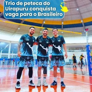 Atletas do Uirapuru conquista classificação para o Brasileiro de Peteca 2025