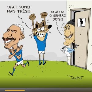 Charge do Duke ironiza pausa inusitada de Cássio e vira assunto no futebol mineiro