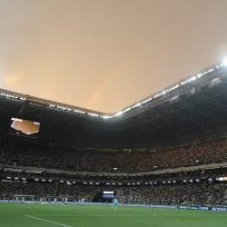 A Arena MRV recebe o grande clássico mineiro Atlético e Cruzeiro válido pelo jogo de ida da Copa do Brasil 2025 - Foto: Alexandre Guzanshe/EM/D.A. Press
