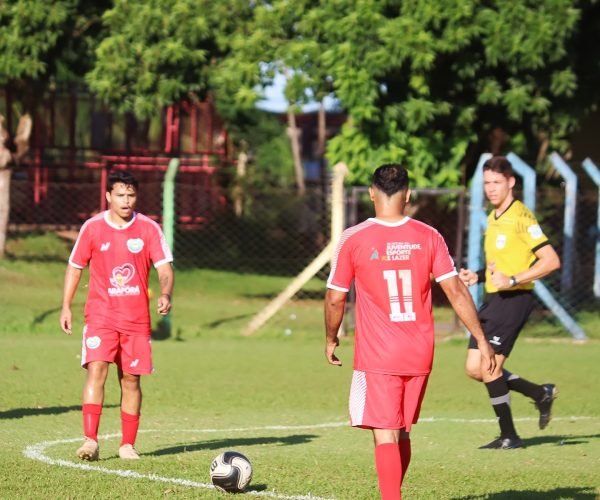 A equipe da cidade de Araporã acabou ficando no empate em 2 a 2 diante da equipe de Uberlândia - Foto: www.arapora.mg.gov.br