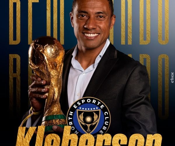Kleberson, campeão mundial pela Seleção Brasileira será o técnico do North Esporte Clube para 2026