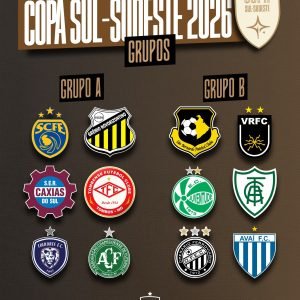 Copa Sul-Sudeste 2026: Mineiros conhecem grupos e iniciam corrida por vaga na Copa do Brasil 2027
