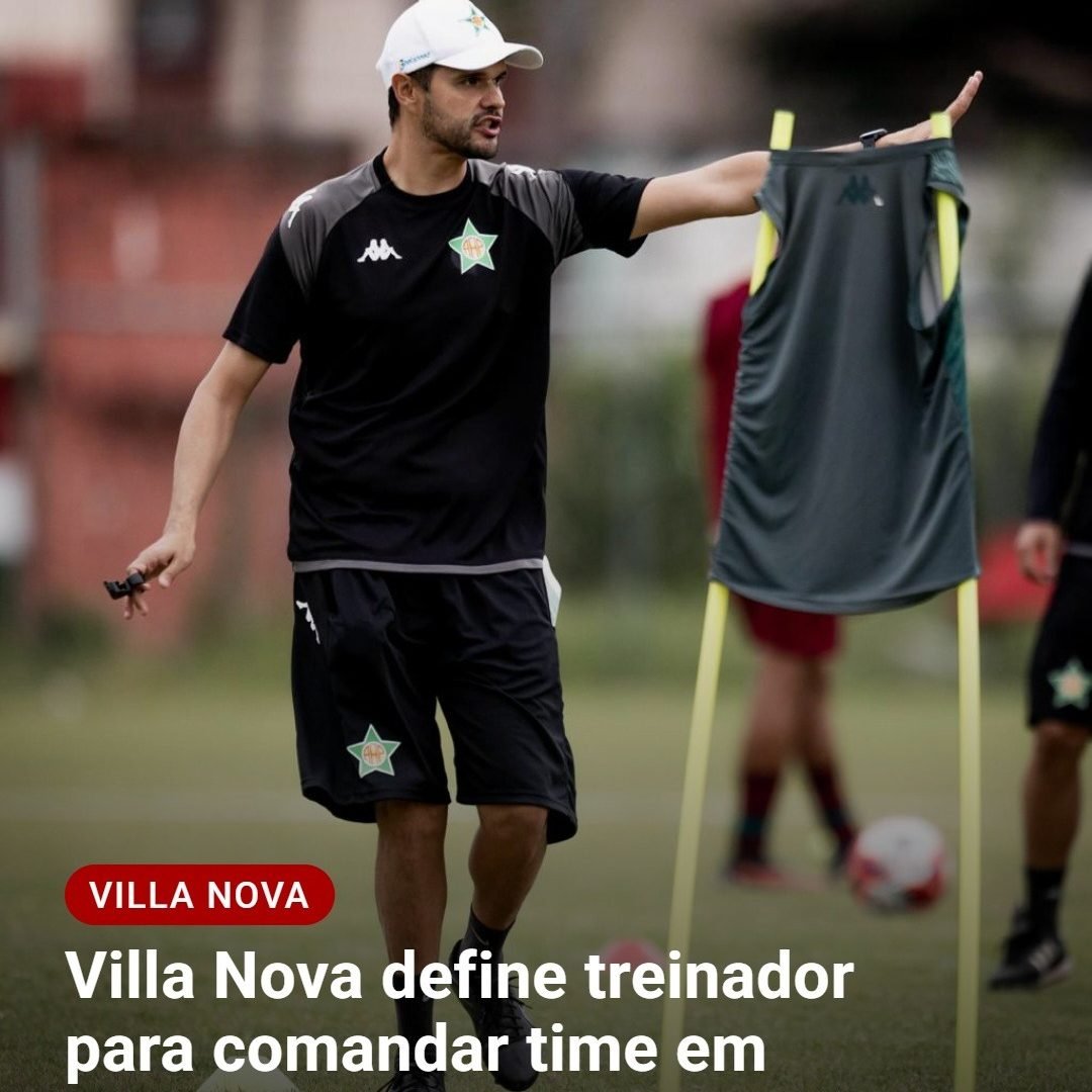 Villa Nova anuncia Alex Nascif para comandar retorno ao Módulo I do Mineiro