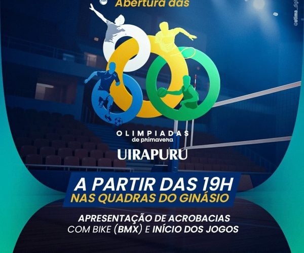 Uirapuru abre hoje as Olimpíadas de Primavera 2026 com BMX e jogos