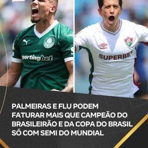 Palmeiras e Fluminense lideram esperança brasileira nas quartas do Mundial de Clubes com possibilidade de história e grandes prêmios