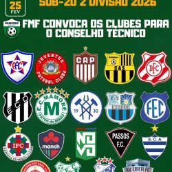 FMF agenda conselho técnico e acelera definições do Mineiro Sub-20 2ª Divisão 2026