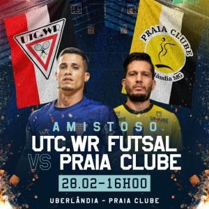 UTC WR encara Praia Clube em Uberlândia e testa nível competitivo antes do Mineiro 2026