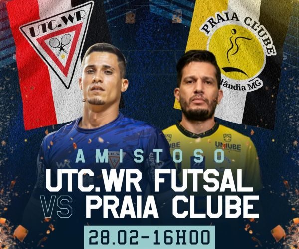 UTC WR encara Praia Clube em Uberlândia e testa nível competitivo antes do Mineiro 2026