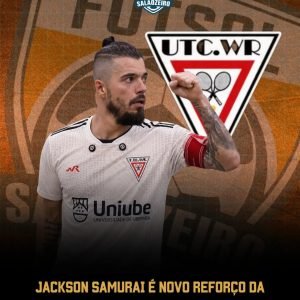Jackson Samurai reforça o UTC WR para a disputa do Campeonato Mineiro de Futsal 2026
