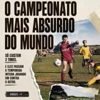Duas equipes, a menor liga de futebol do Mundo