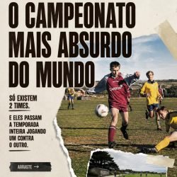 Duas equipes, a menor liga de futebol do Mundo