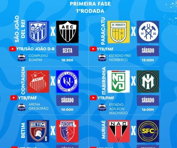 Segunda Divisão do Mineiro começa nesta sexta com seis jogos na 1ª rodada