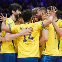 Seleção Brasileira de Voleibol Masculino enfrenta a Polônia na Semifinal da VNL - Foto:  Mauricio Val/FV Imagem/CBV