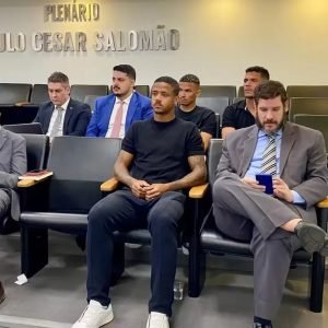Ygor Catatau, Gabriel Neri e Romarinho foram reintegrados ao futebol - Foto: Divulgação/STJD