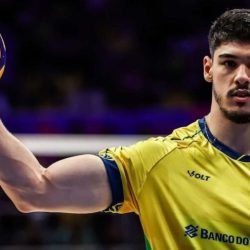 O Ponteiro Henrique Honorato, atleta da Seleção Brasileira de Vôlei Masculino -  Foto: Divulgação/FIVB