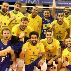 A Seleção Brasileira de Võlei Masculino, enfrenta a Argentina nesta quarta-feira no Japão - Foto: Divulgação/ Comitê Olímpico Brasileiro