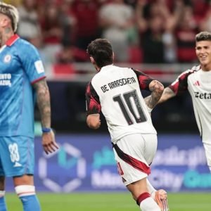 Arrascaeta foi autor dos dois gols na vitória do Flamengo diante do Cruz Azul - Foto: Gilvan de Souza/Flamengo