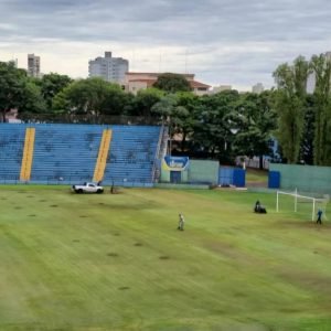 Funel/Uberaba inicia recuperação do gramado do Uberabão - Foto: Divulgação