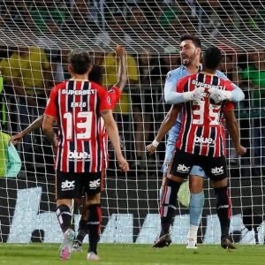 São Paulo venceu o Nacional de Medelin nos pênalatis e avança na Libertadores - Foto: Rubens Chiri/Saopaulofc.net