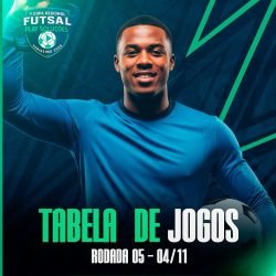 Quinta rodada da Copa Play Soluções de Futsal agita a cidade de Veríssimo