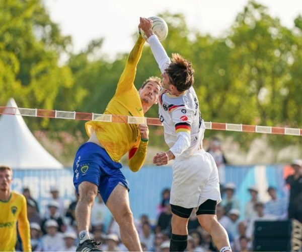 O Brasil na categoria masculino, venceu a Alemanha na final dos Jogos Mundiais em Chendgu na China - Foto: Janic Lautenschläger