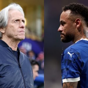 Neymar não é favorável a uma possível contratação do técnico Jorge Jesus para a Seleção Brasileira - Foto: Gety Images