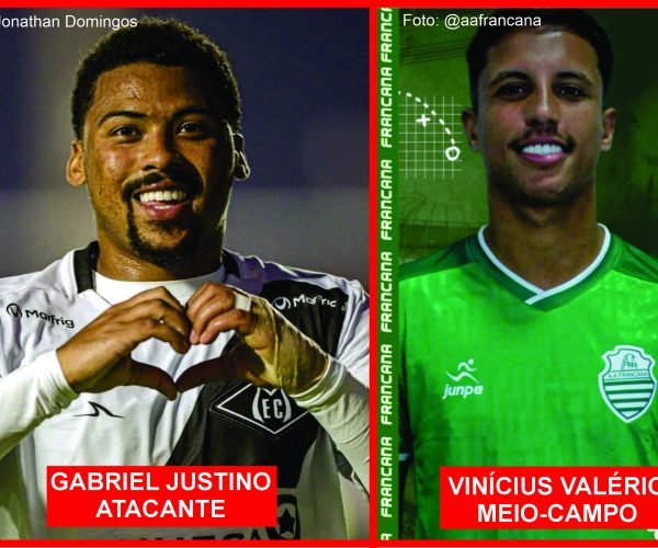 Uberaba reforça elenco com Gabriel Justino e Vinícius Valério para reta decisiva do Mineiro Módulo II
