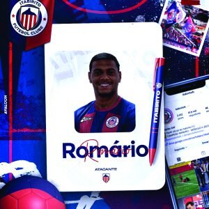 Romário do Itabirito eleito o Craque da 7ª Rodada do Mineiro 2026 - Arte/Foto: @itabiritofc