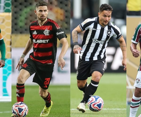 As quatro equipes brasileiras surpreenderam positivamente a imprensa internacional na estreia do Mundial de Clubes - Fotos: Cesar Grego/Palmeiras - Gilvan de Souza/Flamengo - Vitor Silva/Botafogo - Lucas Merçon/Fluminense