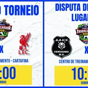 Liverpool confirma força, vence Veríssimo e enfrenta o Aliança final do Torneio do Trabalhador 2026