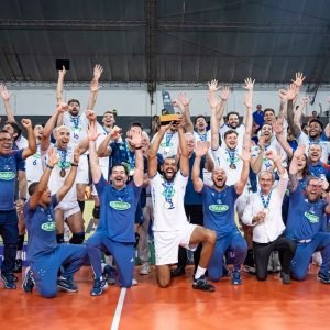 Cruzeiro conquista o décimo primeiro título do Sulamericano de Vôlei Masculino - Foto: Agência i7/Sada Cruzeiro